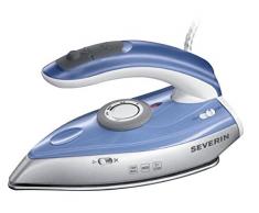 SEVERIN BA 3234 Plancha de Vapor de Viaje, 1000 W, 0.05 litros, Azul, Plata