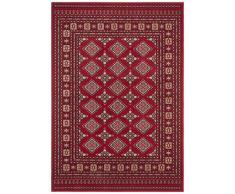 NORTHRUGS Sao Buchara Nouristan Mirkan Orient Pelo Corto, Vintage, Alfombra Oriental para Comedor, salón, Dormitorio, Rojo, 120 x 170 cm, Polipropileno (PP)