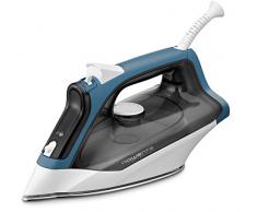 Rowenta Effective DX1550D1 - Plancha ropa vapor 2200 W, golpe de vapor 110 gr/min, vapor continuo 30 g/min, depósito de agua transparente, suela de acero inoxidable antirrayaduras, función Autosteam