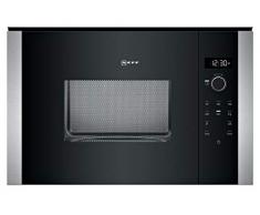 Neff HLAWD23N0 - Microondas (Integrado, Solo microondas, 20 L, 800 W, Botones, Giratorio, Tocar, Negro, Acero inoxidable)