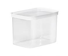 Emsa N11425 Optima - Caja de almacenamiento en seco (4,4 L, rectangular, 100% segura, higiénica, segura y eficiente en el espacio, junta fresca, sin BPA, diseño transparente