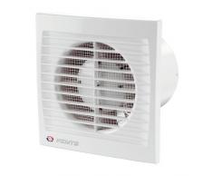 Vents Ventilador de baño de 100 mm de diámetro, 12 V, color blanco