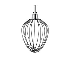 Kenwood - Batidor de acero inoxidable KAT71.000SS para robot de cocina Kenwood, batidor de globos, apto para todos los procesadores de cocina Chef XL, apto para lavavajillas, acero inoxidable