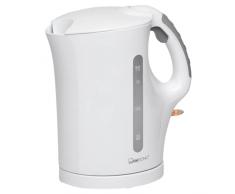 Clatronic WK 3445 - Hervidor de agua eléctrico, capacidad de 1,7 l, 2200 W, color blanco