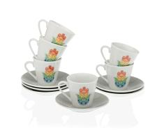 BigBuy Cooking S3404657 Tazas y Vasos, Porcelana