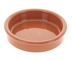 Plato de crema Brulee 13, color terracota