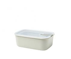 Mepal – Caja de comida fresca EasyClip – Caja de almacenamiento con tapa y cierre de clic – Apto para el microondas, el horno y el congelador – Hermético y a prueba de derrames - 700 ml – Nordic white