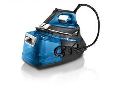 Rowenta Silence Steam Pro DG9222F0 Centro de planchado, autonomía ilimitada de 7,5 bares, golpe de vapor 450 g/min, vapor continuo de 140 g/min, suela Microsteam Laser 400, función Eco y depósito cal
