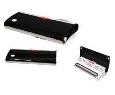 Gastroback 46011 Envasadora al vacío, caudal de 9 l/min, 0,6 bares, incluye rollo de envasado, 120 W, 9 litros, 0 Decibelios, Negro