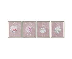 Cuadro DKD Home Decor Lienzo Poliestireno (40 x 2.5 x 50 cm) (4 pcs)