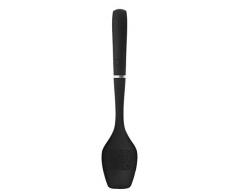Jata Hogar AC2 Cucharón de Nylon. Mango ergonómico. Color Negro, Silicona