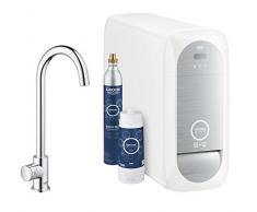 GROHE 31498001 - Grifo (Estándar, Cromo, Grifos de palanca, Solo, Tipo C, 150°)