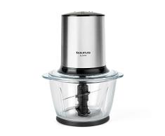 Taurus Eloane - Picadora de alimentos, 400W, 1L capacidad, bol desmontable apto para lavavajillas, pies antideslizantes, libre BPA, doble cuchilla de inox de alto rendimiento