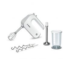 Bosch MFQ4070, 1.4 m, Plata, Blanco, Acero inoxidable, 220 - Batidora
