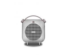 DeLonghi HFS 30B24W - Termoventilador (2400 W, termostato de habitación ajustable, ventilador de verano)