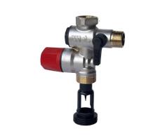 Watts SFR – Grupo de seguridad recta 1/2 15x21 para calentador de agua vertical de pared o sobre base