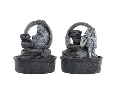 Fuente de Jardín DKD Home Decor Buda Resina Oriental (21 x 21 x 25 cm) (2 pcs)