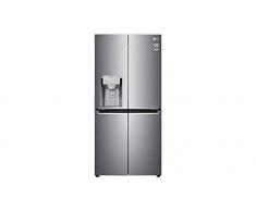 LG GML844PZKZ nevera puerta lado a lado Independiente Plata 428 L A++ - Frigorífico side-by-side (Independiente, Plata, Puerta americana, LED, LCD, R600a)