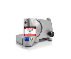 Emerio Cortador universal fabricado en la UE MS-125001, de acero inoxidable, con interruptor de seguridad, 110 W, color plateado