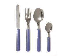 Color Life Cubertería 24 Piezas Fashion Azul