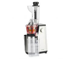 H.Koenig GSX18 - Licuadora para fruta y verdura de prensado en frio, extractor de jugos vertical, 400 W, 1 l .