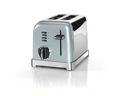 CUISINART CPT160GE Tostadora de 2 Ranuras Anchas para Pan, 6 Niveles de Tostado, 900W, Función Bagel, Descongelar y Recalentar, Rejilla de Centrado Automático, Palanca de Elevación, Verde Pistacho