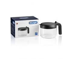 DeLonghi DLSC021 pieza y accesorio para cafetera Jarra - Filtro de café (Jarra, Negro, Transparente, Vidrio, De plástico, 0,75 L, 6 tazas, 1 pieza(s))