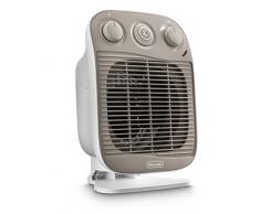 DeLonghi HFS50D22 - Calefactor (Calentador de ventilador, 24 h, IP21, Interior, Piso, Blanco)