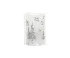 Vela LED DKD Home Decor Navidad Cera (7.5 x 7.5 x 10 cm)