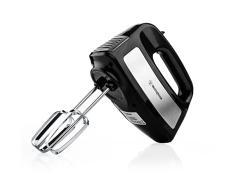 Westinghouse Batidora de mano WKHM42831, 300 W, 6 velocidades con nivel turbo, mango ergonómico, incluye batidor y gancho para amasar, accesorio apto para lavavajillas, muy silencioso, color negro