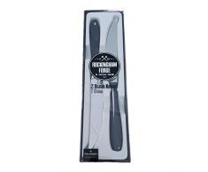 Rockingham Forge 18/10 - Cuchillo para carne (acero inoxidable)
