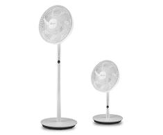 ARDES | AR5PR4001 Ventilador de Pedestal Potente Silencioso 7 Aspas 30cm Oscilatorio con Altura e Inclinación Regulable Ventilador de Pie Ardes 3 Velocidades Modelo 2 en 1