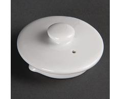 Tapa para Olympia Whiteware U824 - Vajilla de comedor (312 ml), color blanco (solo tapa, 1 unidad)