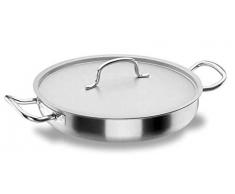 Lacor - 50632 - Paellera con Tapa Chef-Classic Inox. 32cm