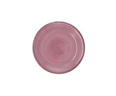 Quid Vita Peoni Plato Postre Cerámico 19cm Rosa