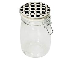 Brandani 53212 - Tarro de cristal hermético, multicolor