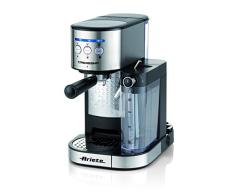 Ariete 1384 Cafetera espresso Cremissima, 1 litro, acero inoxidable