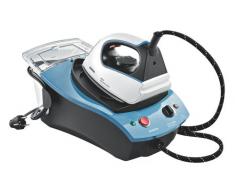 Siemens TS25430 - Centro De Planchado (2200W, 120G/Mn, Suela Titanium Glisee, 5 Bares, 1L) color blanco-azul claro