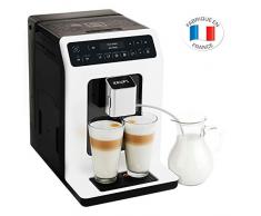 Krups Evidence EA8901 Independiente Totalmente automática Máquina espresso 2.3L 2tazas Blanco - Cafetera (Independiente, Máquina espresso, 2,3 L, Molinillo integrado, 1450 W, Blanco)
