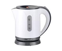 GRIFEMA GC1001 Hervidor de Agua Eléctrico 0,8 litros, 1100 W de Potencia, Base 360º, Filtro Antical Desmontable, Sistema de Seguridad, Plástico