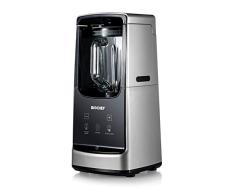 Bio Chef - Batidora al vacío BioChef Astro | Aumenta la conservación de los Alimentos Batidos | Motor 1000W | Jarra de Vidrio 1L | Envase al vacío 700ml (Plata)