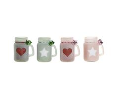 Vela DKD Home Decor Navidad (4 pcs) (8 x 5 x 9 cm)