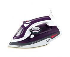 Jata Plancha de vapor PL221C - Suela cerámica, Autolimpieza, Antigoteo, Antical permanente, Vapor 20-30 g/min, Depósito 350 ml, 2400 W de potencia