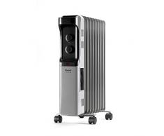 Taurus Dakar - Radiador de aceite de 9 elementos. 2000W. 3 niveles de potencia. Termostato ajustable. Protección sobrecalentamiento. Fácil transporte: asa y ruedas. Bajo consumo. Piloto luminoso.