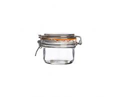 Frasco redondo Kilner de vidrio con horquilla, transparente, para 0,35 l Jarra superior, pinza redonda (Round Clip Top Jar) 0.125 Litre transparente