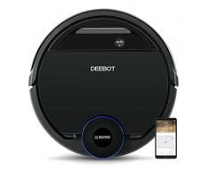 Ecovacs Deebot OZMO 930 - Robot Aspirador 4 en 1: barre, aspira, pasa mopa y friega, mapeo inteligente láser, compatible con Alexa, App, Wifi, reanuda limpieza tras recarga, reporte por voz, alfombras
