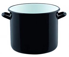 Riess Classic - Maceta gigante (20 cm), color negro