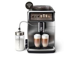 Saeco Xelsis Suprema Cafetera Superautomática - Wi-Fi Integrado, 22 Variedades de Café, Pantalla Táctil Intuitiva 7.8, 8 Perfiles de Usuario, Molinillo de Cerámica (SM8889/00)
