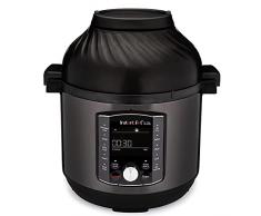 Instant Pot Pro Crisp 11-in-1 Electric Multi-Cooker - Pressure Cooker, Hot Air Fryer, Slow Cooker, Steamer, Grill, Dehydrator and Sous Vide Machine - Black Stainless Steel, 1500W, 7.6L, Pro Crisp