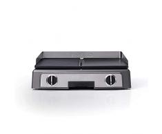Cuisinart PL50E Parrilla Eléctrico y Barbacoa, Plancha, Negro, Acero inoxidable